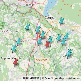 Mappa Via Strada Statale dei Giovi, 22070 Grandate CO, Italia (4.38875)