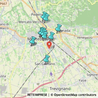Mappa Via Feratine, 31044 Montebelluna TV, Italia (1.42917)