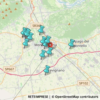 Mappa Via Feratine, 31044 Montebelluna TV, Italia (3.25929)