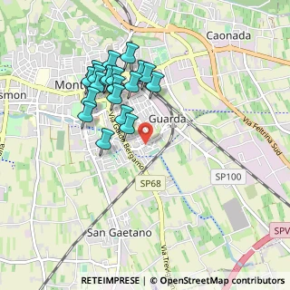 Mappa Via Feratine, 31044 Montebelluna TV, Italia (0.862)