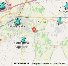 Mappa SP70, 30026 Portogruaro VE, Italia (3.24545)