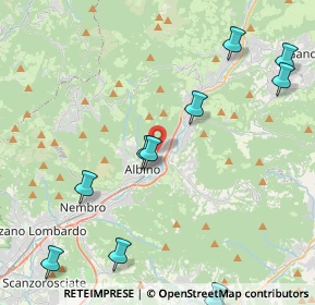 Mappa Via Don Primo Mazzolari, 24021 Albino BG, Italia (5.64833)