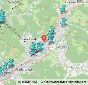 Mappa Via Don Primo Mazzolari, 24021 Albino BG, Italia (2.79889)