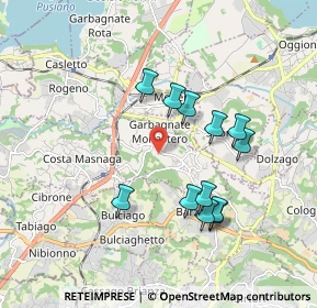 Mappa 23846 Garbagnate Monastero LC, Italia (1.67833)