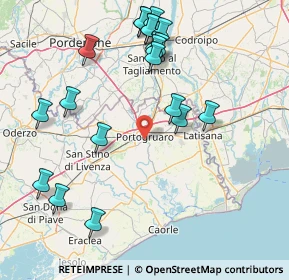 Mappa Via A. Baldissera, 30026 Portogruaro VE, Italia (18.015)