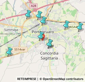 Mappa Via A. Baldissera, 30026 Portogruaro VE, Italia (2.31727)