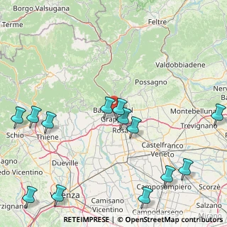 Mappa 36060 Bassano del Grappa VI, Italia (22.06308)
