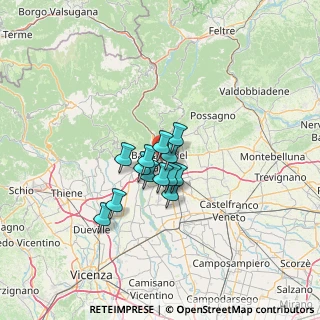 Mappa 36060 Bassano del Grappa VI, Italia (8.09923)