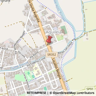 Mappa Via Giulia Augusta, 1, 33051 Aquileia, Udine (Friuli-Venezia Giulia)