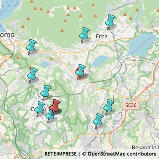 Mappa Alzate Brianza - Via XXV Aprile, 22040 Alzate Brianza CO, Italia (4.84538)