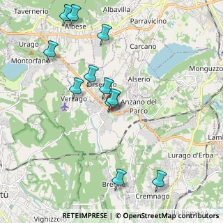 Mappa Alzate Brianza - Via XXV Aprile, 22040 Alzate Brianza CO, Italia (2.09727)