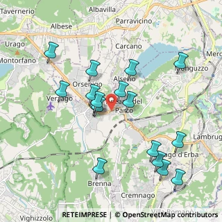 Mappa Via Don Giovanni Minzoni, 22040 Alzate Brianza CO, Italia (1.93176)
