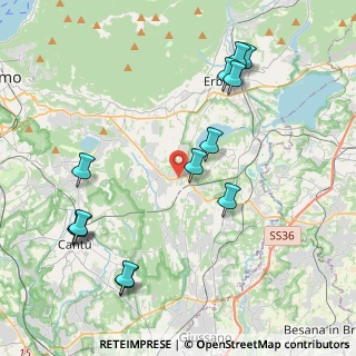 Mappa Via Don Giovanni Minzoni, 22040 Alzate Brianza CO, Italia (4.66615)