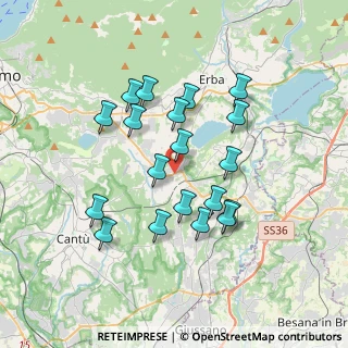 Mappa Via Don Giovanni Minzoni, 22040 Alzate Brianza CO, Italia (3.22684)