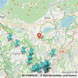 Mappa Via Don Giovanni Minzoni, 22040 Alzate Brianza CO, Italia (6.5205)