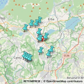 Mappa Via Don Giovanni Minzoni, 22040 Alzate Brianza CO, Italia (3.31563)