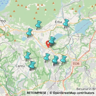 Mappa Via Don Giovanni Minzoni, 22040 Alzate Brianza CO, Italia (3.44667)
