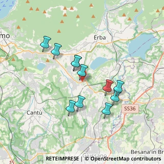 Mappa Via Don Giovanni Minzoni, 22040 Alzate Brianza CO, Italia (3.10909)