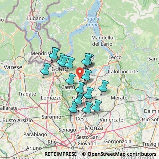 Mappa Via Don Giovanni Minzoni, 22040 Alzate Brianza CO, Italia (10.0605)