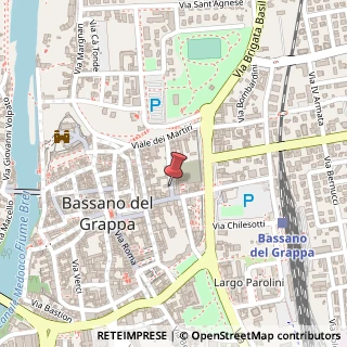 Mappa Vicolo 20 settembre, 39, 36061 Bassano del Grappa, Vicenza (Veneto)