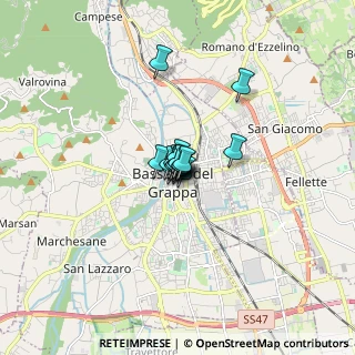 Mappa Via Barbieri, 36061 Bassano del Grappa VI, Italia (0.52882)