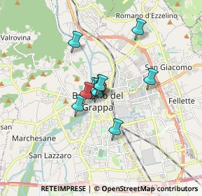 Mappa Via Barbieri, 36061 Bassano del Grappa VI, Italia (1.03636)