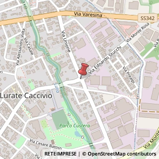 Mappa Via Edoardo Stucchi,  18, 22075 Lurate Caccivio, Como (Lombardia)
