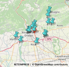 Mappa Via A. Ferrarin, 36022 Cassola VI, Italia (5.37333)