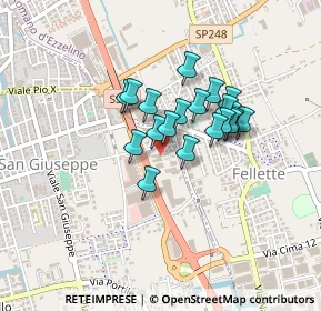 Mappa Via A. Ferrarin, 36022 Cassola VI, Italia (0.3005)
