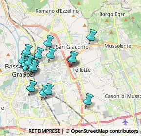 Mappa Via A. Ferrarin, 36022 Cassola VI, Italia (2.0295)