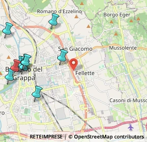 Mappa Via A. Ferrarin, 36022 Cassola VI, Italia (2.75273)