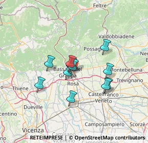 Mappa Via A. Ferrarin, 36022 Cassola VI, Italia (10.40273)