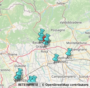 Mappa Via A. Ferrarin, 36022 Cassola VI, Italia (19.205)