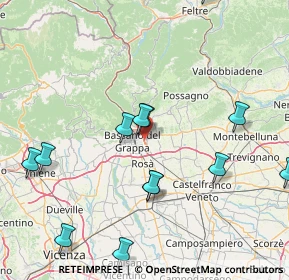 Mappa Via A. Ferrarin, 36022 Cassola VI, Italia (18.70538)