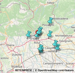 Mappa Via A. Ferrarin, 36022 Cassola VI, Italia (10.38364)