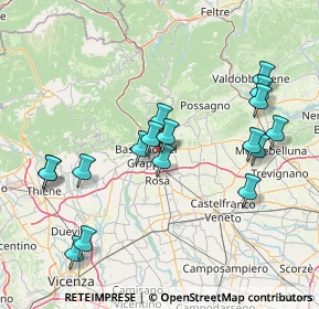 Mappa Via A. Ferrarin, 36022 Cassola VI, Italia (16.00471)