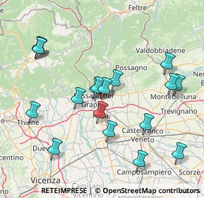 Mappa Via A. Ferrarin, 36022 Cassola VI, Italia (16.06389)