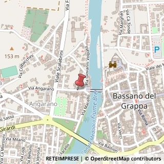 Mappa Via Angarano,  37, 36061 Bassano del Grappa, Vicenza (Veneto)