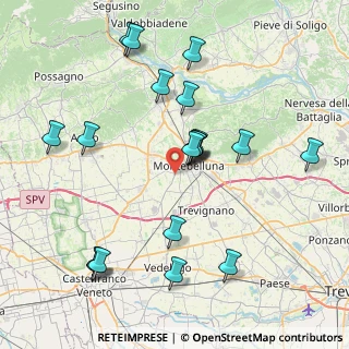 Mappa Via Borgo Castellana, 31044 Montebelluna TV, Italia (8.3465)
