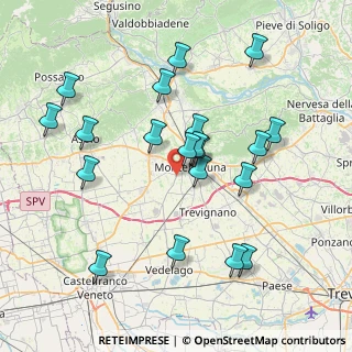 Mappa Via Borgo Castellana, 31044 Montebelluna TV, Italia (7.774)