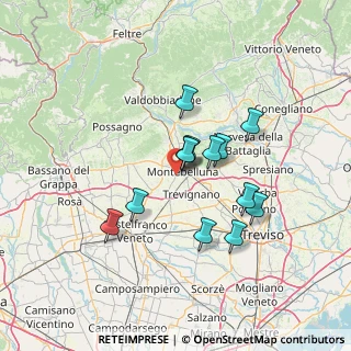 Mappa Via Borgo Castellana, 31044 Montebelluna TV, Italia (11.02692)
