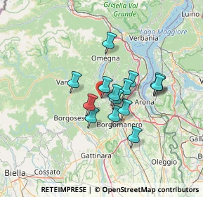 Mappa Via delle Betulle, 28017 San Maurizio D'opaglio NO, Italia (9.844)