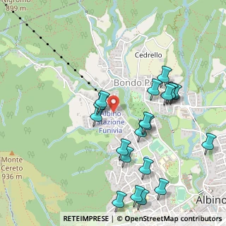 Mappa Via Friuli, 24021 Albino BG, Italia (0.545)