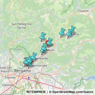 Mappa Via Friuli, 24021 Albino BG, Italia (6.75)