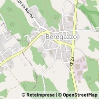 Mapa Beregazzo con Figliaro