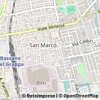 Hartă Bassano del Grappa