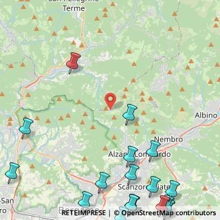 Mappa Via Cà Paterna, 24022 Alzano Lombardo BG, Italia (7.5195)