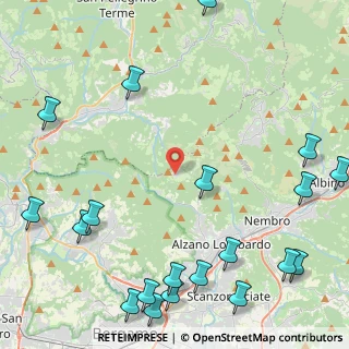 Mappa Via Cà Paterna, 24022 Alzano Lombardo BG, Italia (6.4495)