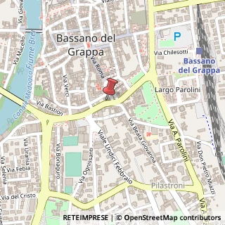 Mappa Via Brocchi, 11, 36061 Bassano del Grappa, Vicenza (Veneto)