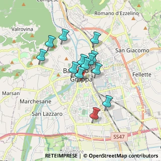 Mappa Piazzale Cadorna, 36061 Bassano del Grappa VI, Italia (1.31)